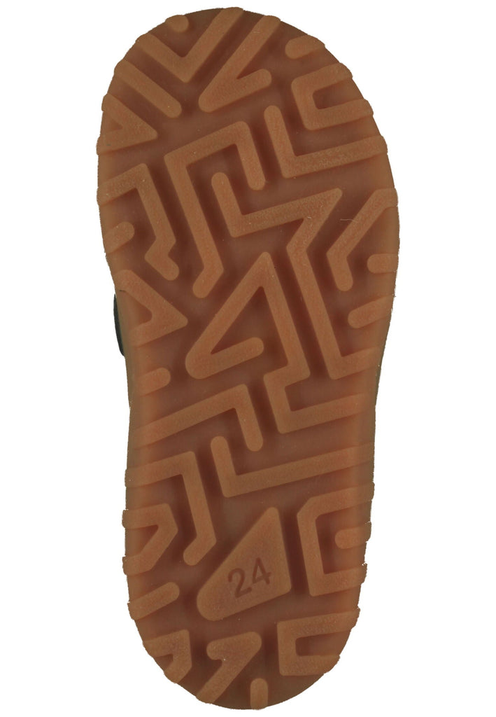 Pepino Halbschuhe Leder/Textil Grün Warmfutter