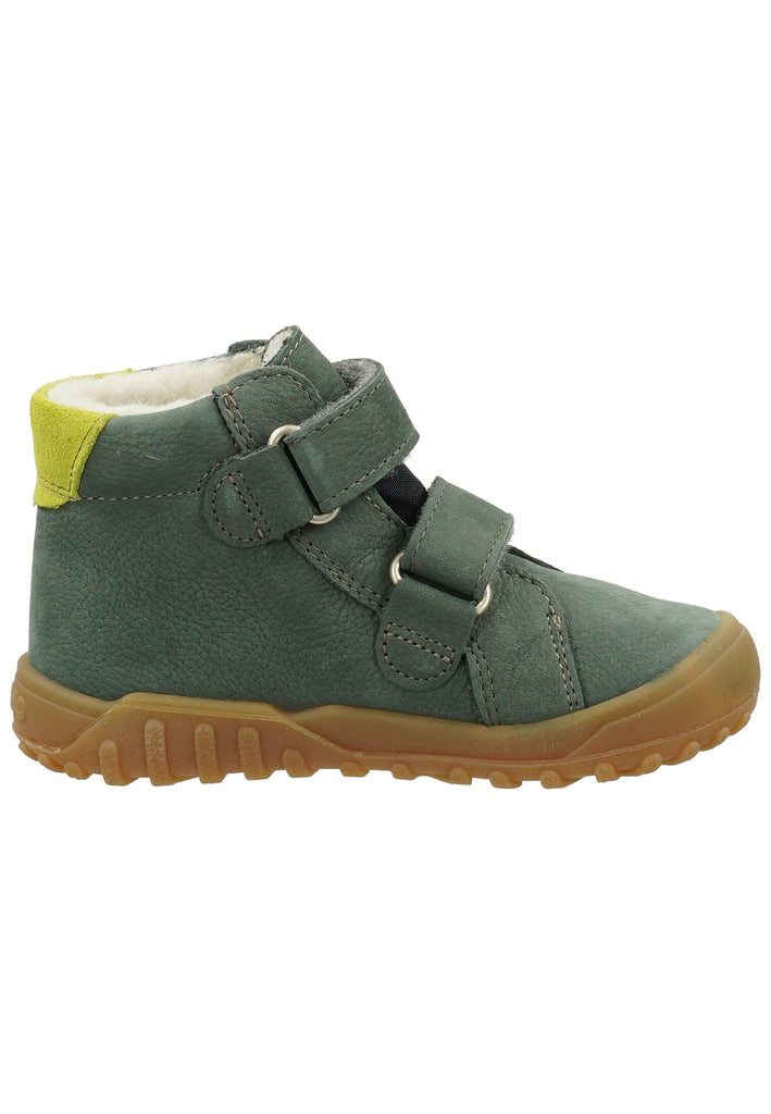 Pepino Halbschuhe Leder/Textil Grün Warmfutter