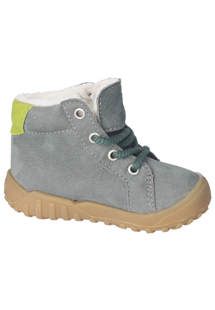 Pepino Halbschuhe Leder/Textil Grün Warmfutter
