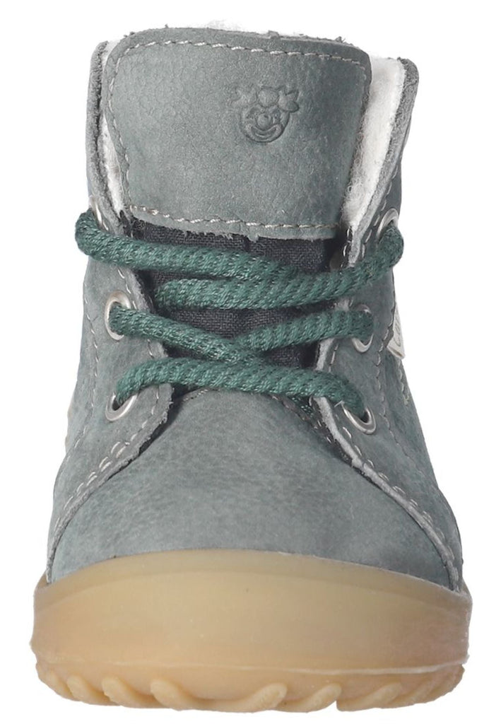 Pepino Halbschuhe Leder/Textil Grün Warmfutter