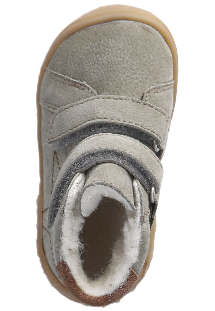 Pepino Halbschuhe Leder/Textil Hellgrün Warmfutter