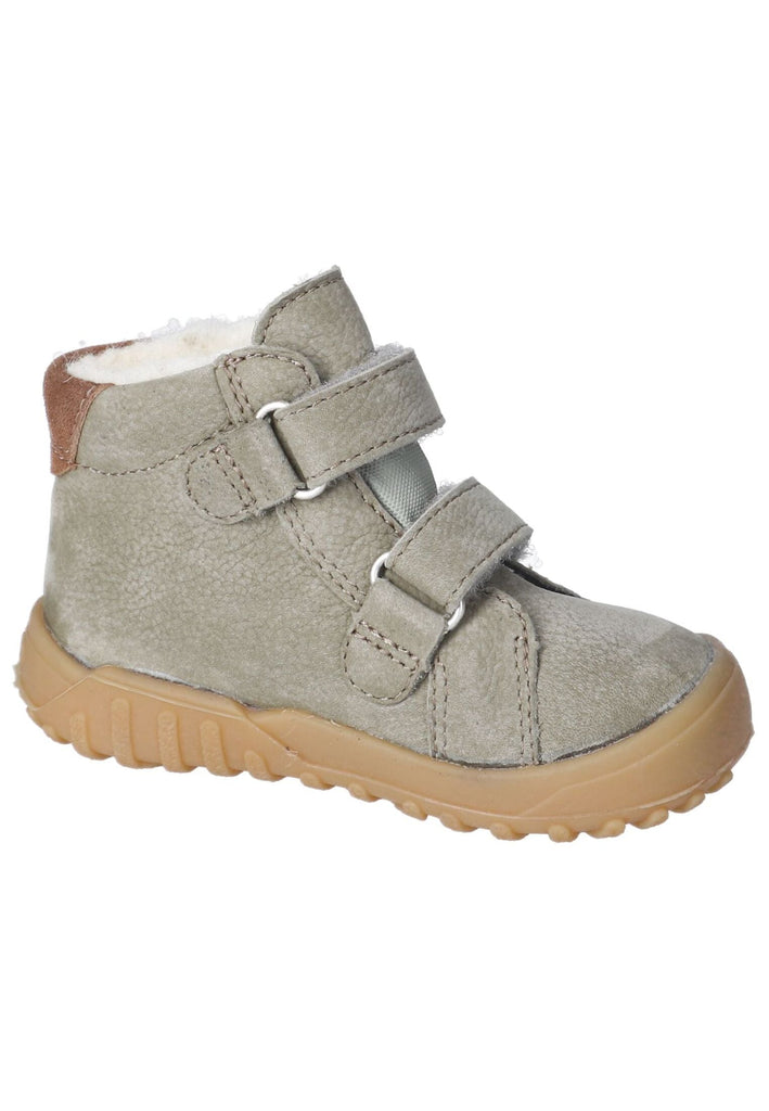 Pepino Halbschuhe Leder/Textil Hellgrün Warmfutter