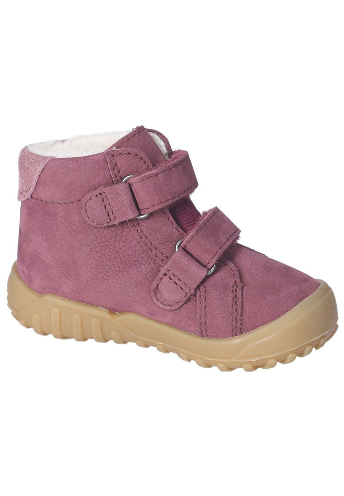 Pepino Halbschuhe Leder/Textil Pflaume Warmfutter