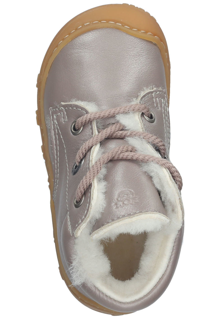 Pepino Halbschuhe Leder Violett Warmfutter