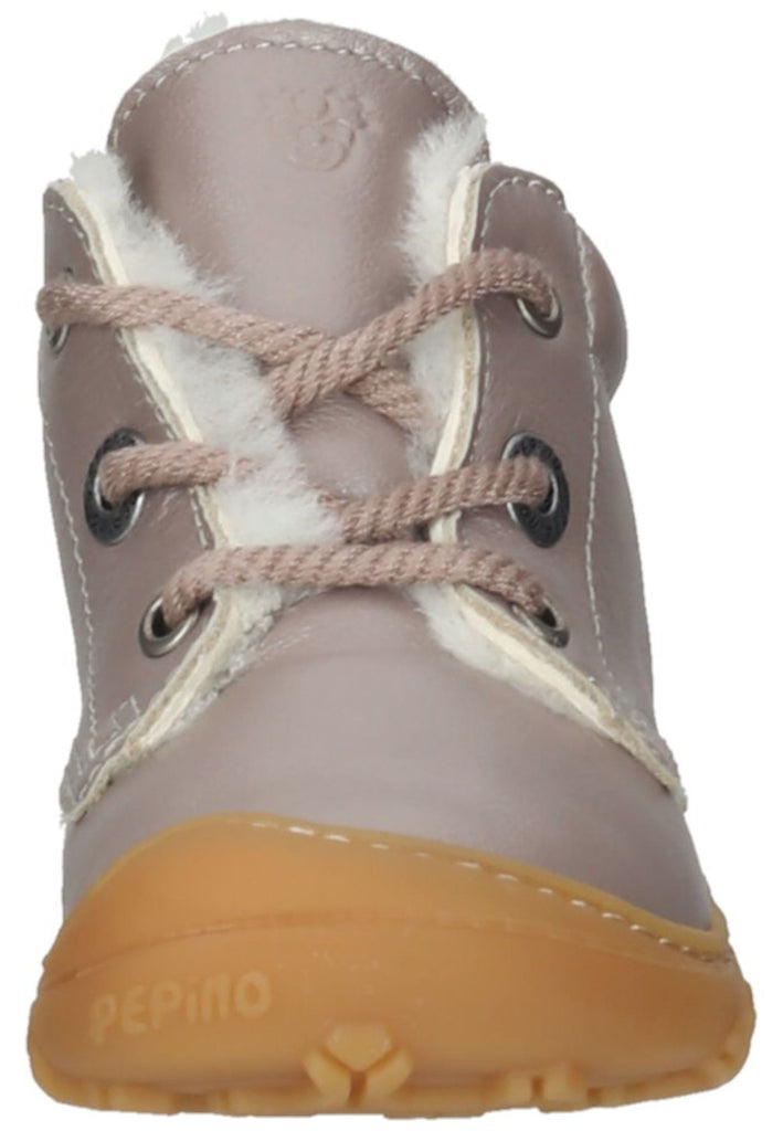 Pepino Halbschuhe Leder Violett Warmfutter