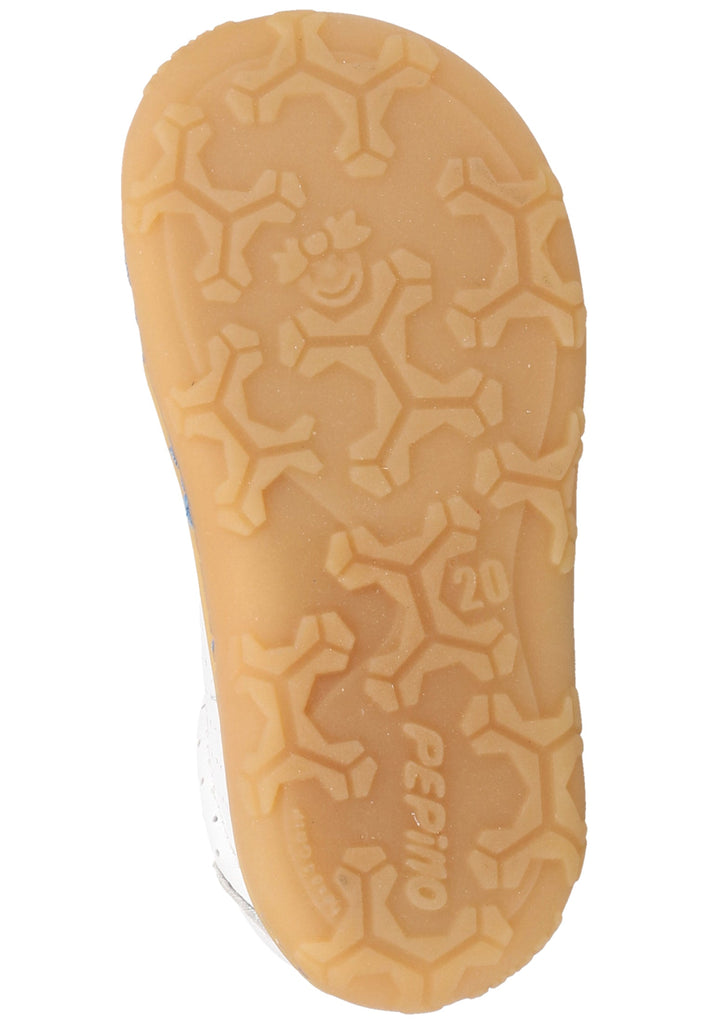 Pepino Halbschuhe Leder Weiß/Blau