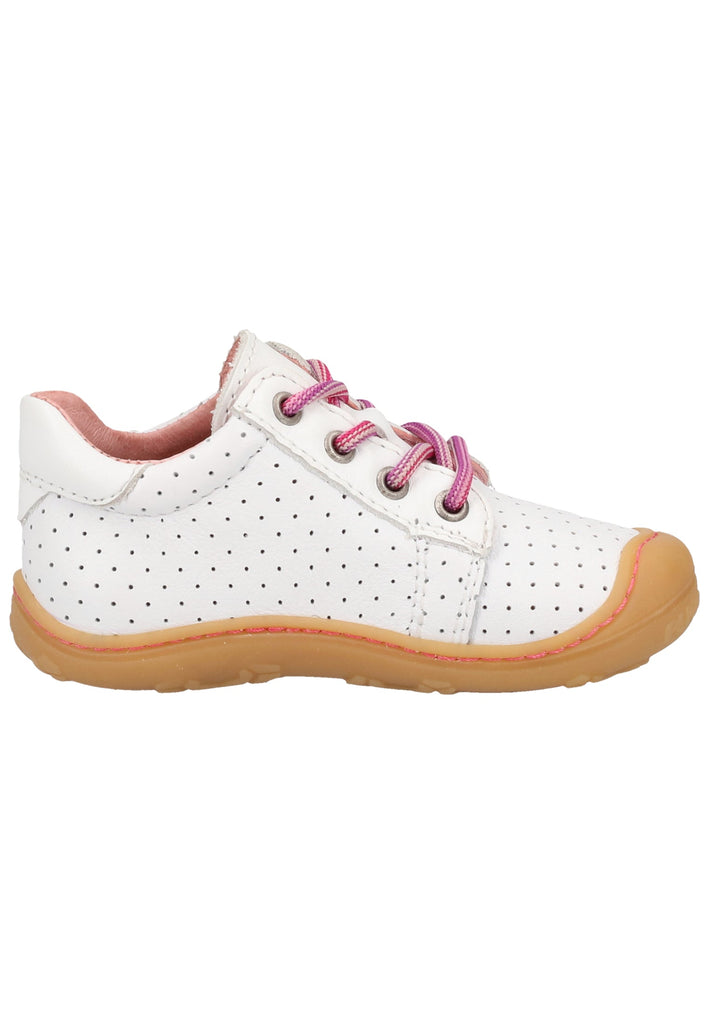 Pepino Halbschuhe Leder Weiß/Pink