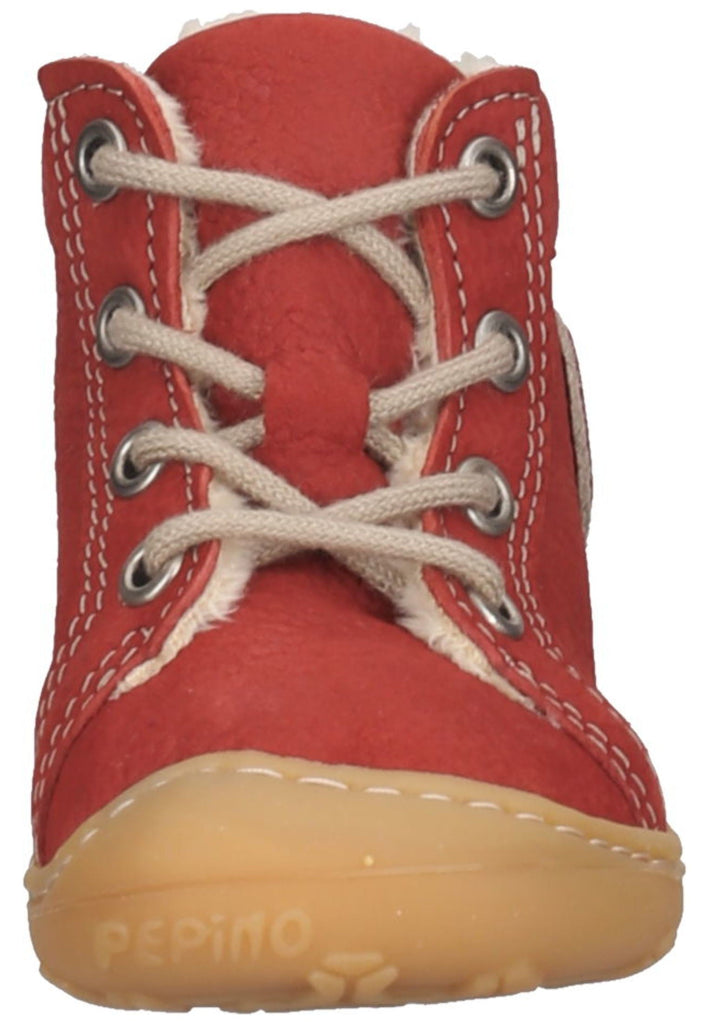 Pepino Halbschuhe Leder Wine Warmfutter