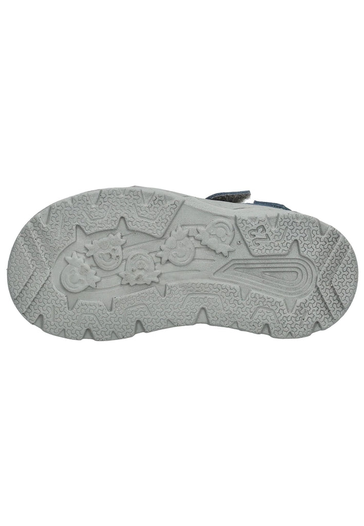 Pepino Halbschuhe Lederimitat/Textil Blau/Grün