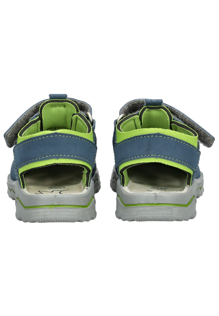 Pepino Halbschuhe Lederimitat/Textil Blau/Grün