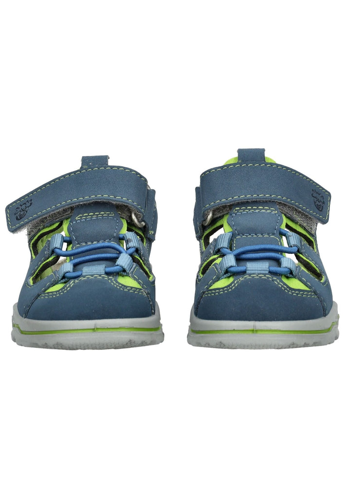 Pepino Halbschuhe Lederimitat/Textil Blau/Grün