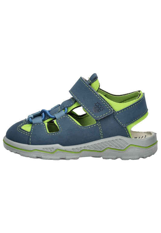 Pepino Halbschuhe Lederimitat/Textil Blau/Grün