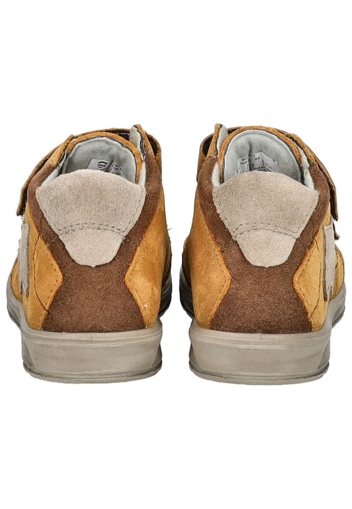 Pepino Halbschuhe Nubukleder/Textil Senf