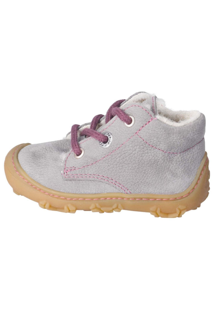 Halbschuhe Pepino Halbschuhe Leder Grau/Pink Warmfutter