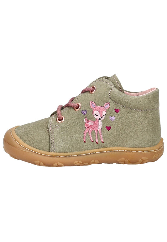 Pepino Halbschuhe Veloursleder Grün