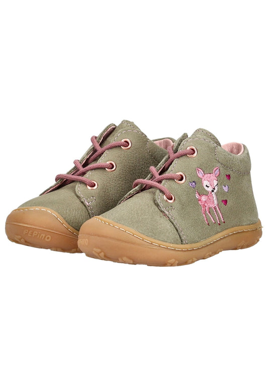 Pepino Halbschuhe Veloursleder Grün