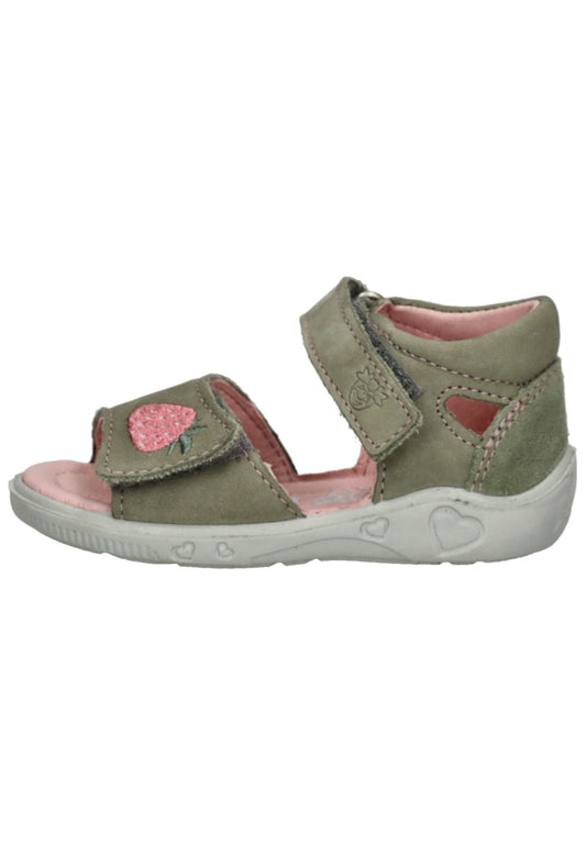 Pepino Sandalen Leder Grau/Pink