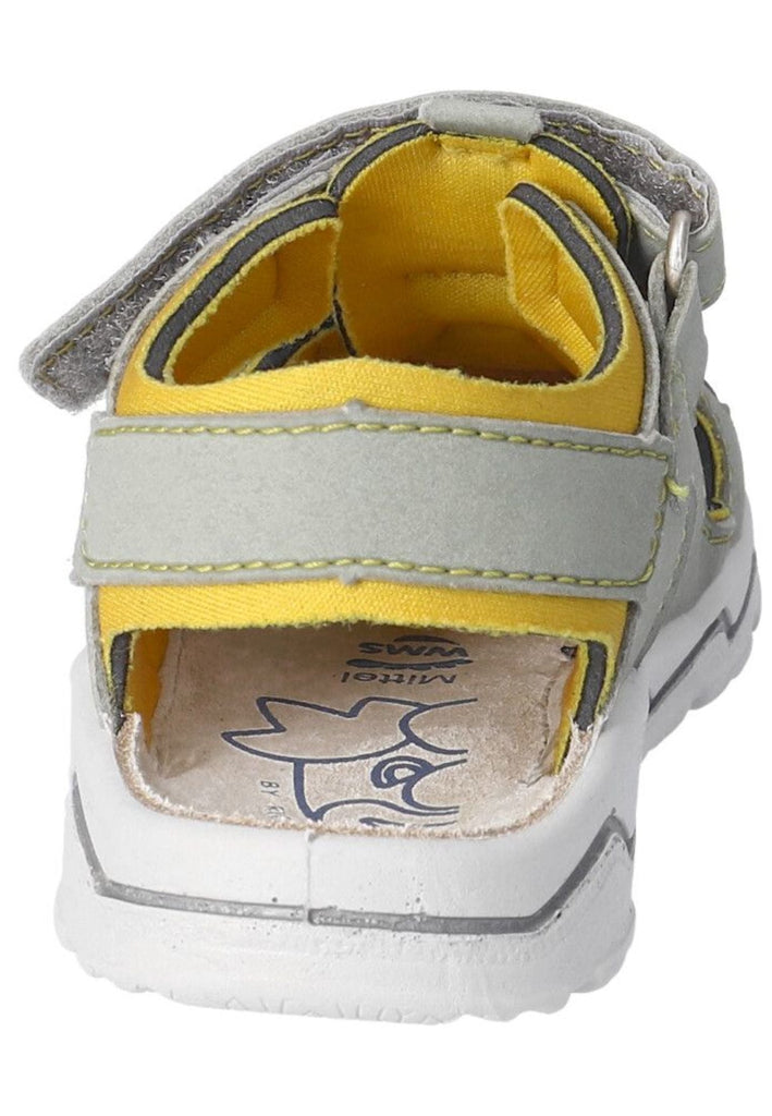 Pepino Sandalen Lederimitat/Textil Grün/Gelb