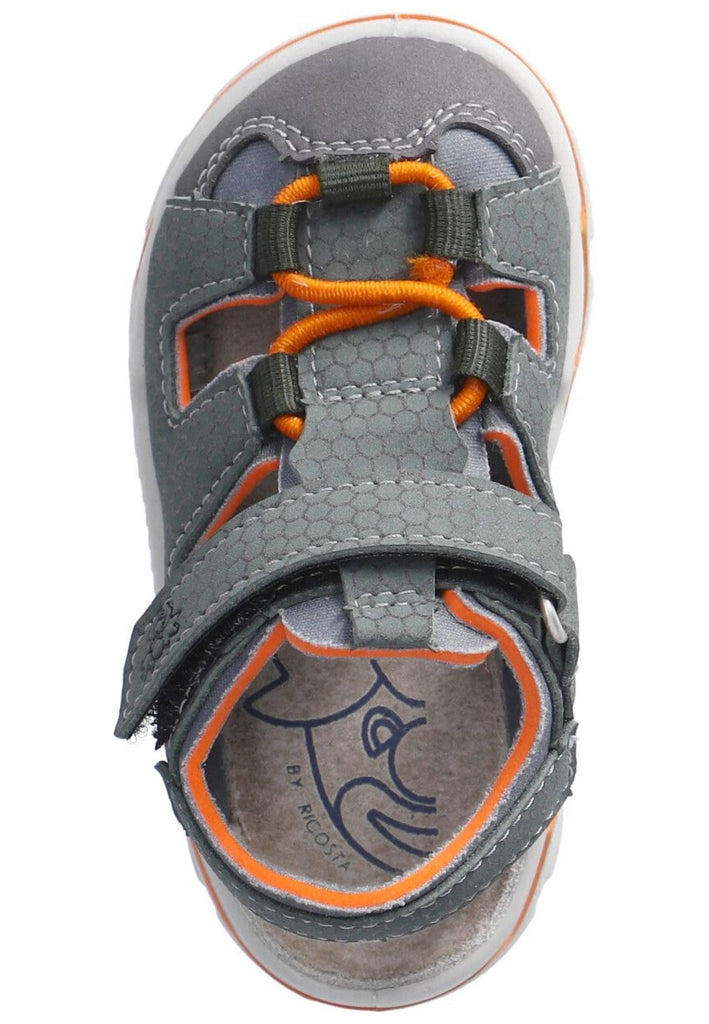 Pepino Sandalen Lederimitat/Textil Grün/Grau