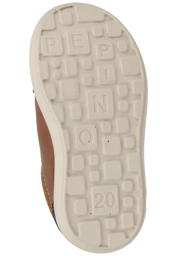Pepino Sneaker Leder/Synthetik Braun/Blau