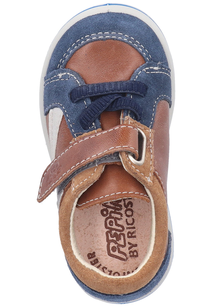 Pepino Sneaker Leder/Synthetik Braun/Blau