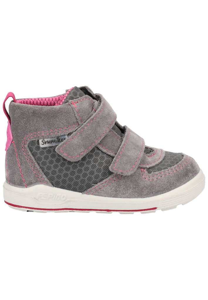 Pepino Sneaker Leder/Synthetik Grau/Rosa