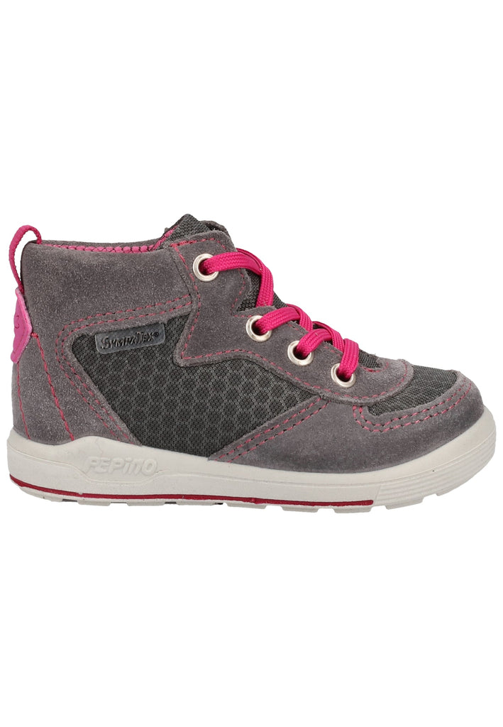 Pepino Sneaker Leder/Synthetik Grau/Rosa