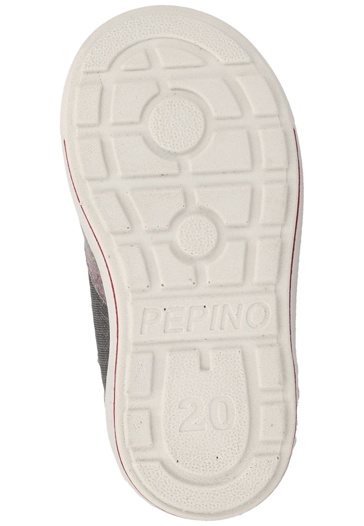 Pepino Sneaker Leder/Synthetik Grau/Rosa