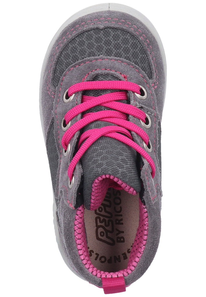 Pepino Sneaker Leder/Synthetik Grau/Rosa