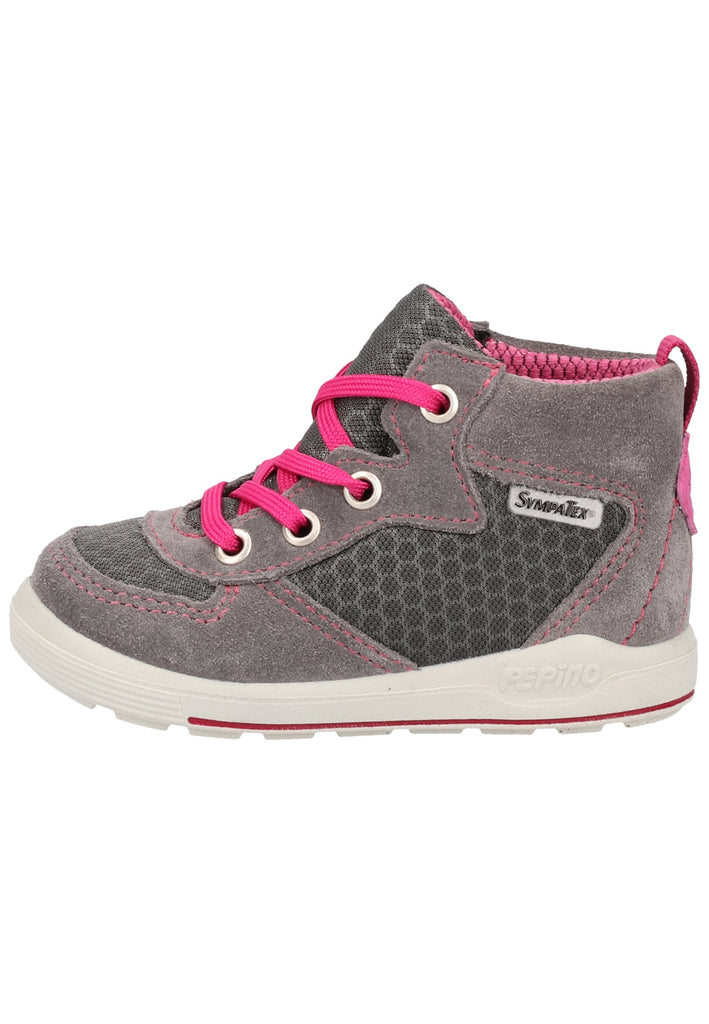 Pepino Sneaker Leder/Synthetik Grau/Rosa