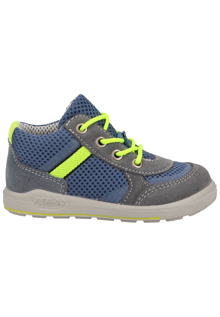 Pepino Sneaker Leder/Textil Grau/Blau