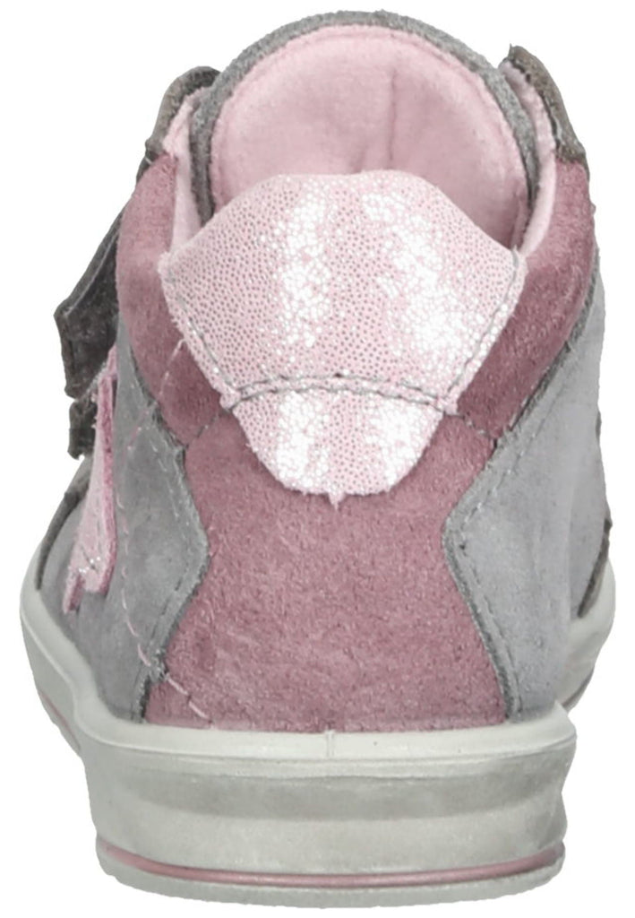 Pepino Sneaker Leder/Textil Grau/Rosa