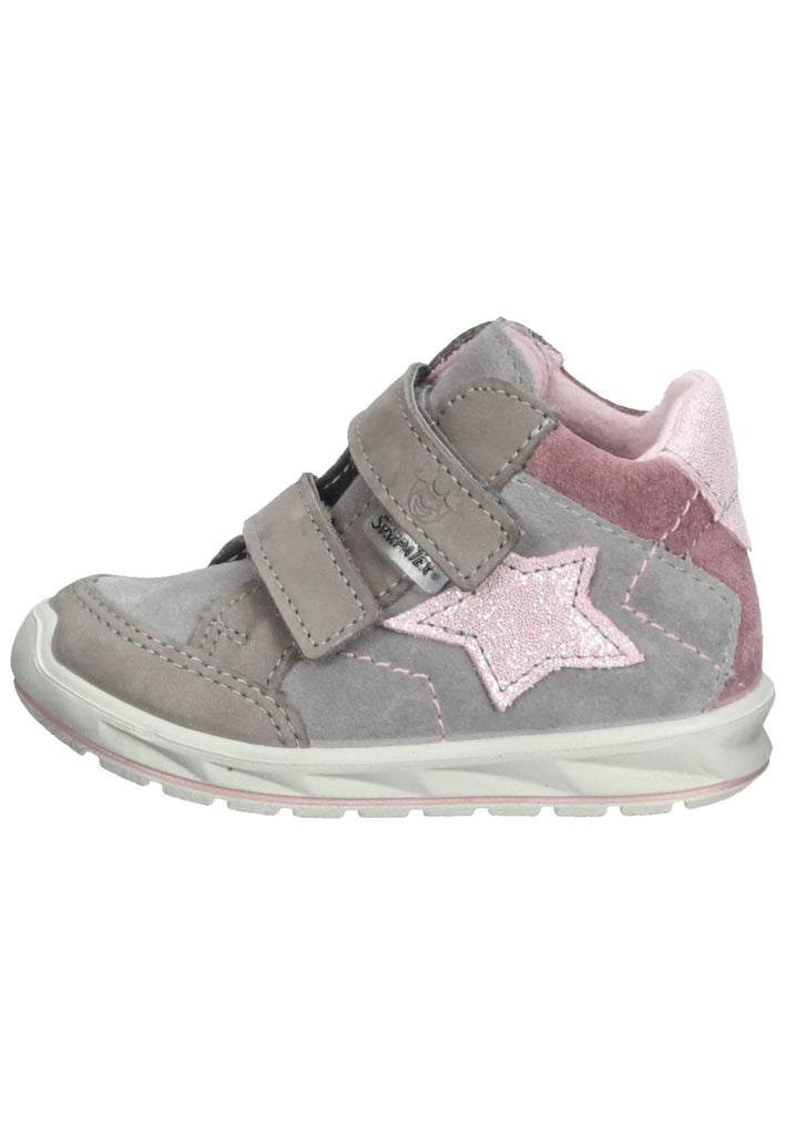 Pepino Sneaker Leder/Textil Grau/Rosa