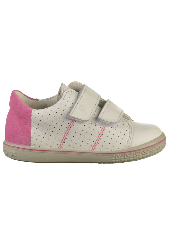 Pepino Sneaker Leder Weiß/Pink