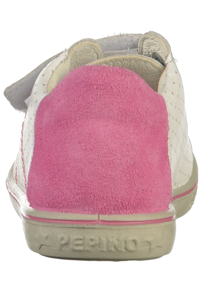 Pepino Sneaker Leder Weiß/Pink