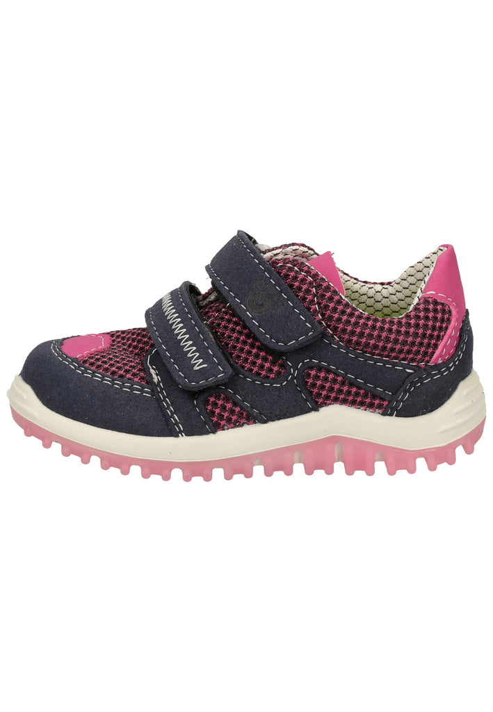 Pepino Sneaker Lederimitat/Textil Blau/Pink