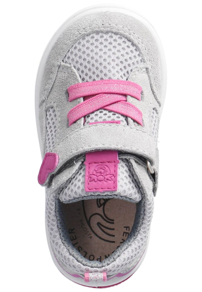 Pepino Sneaker Veloursleder/Mesh Hellgrau