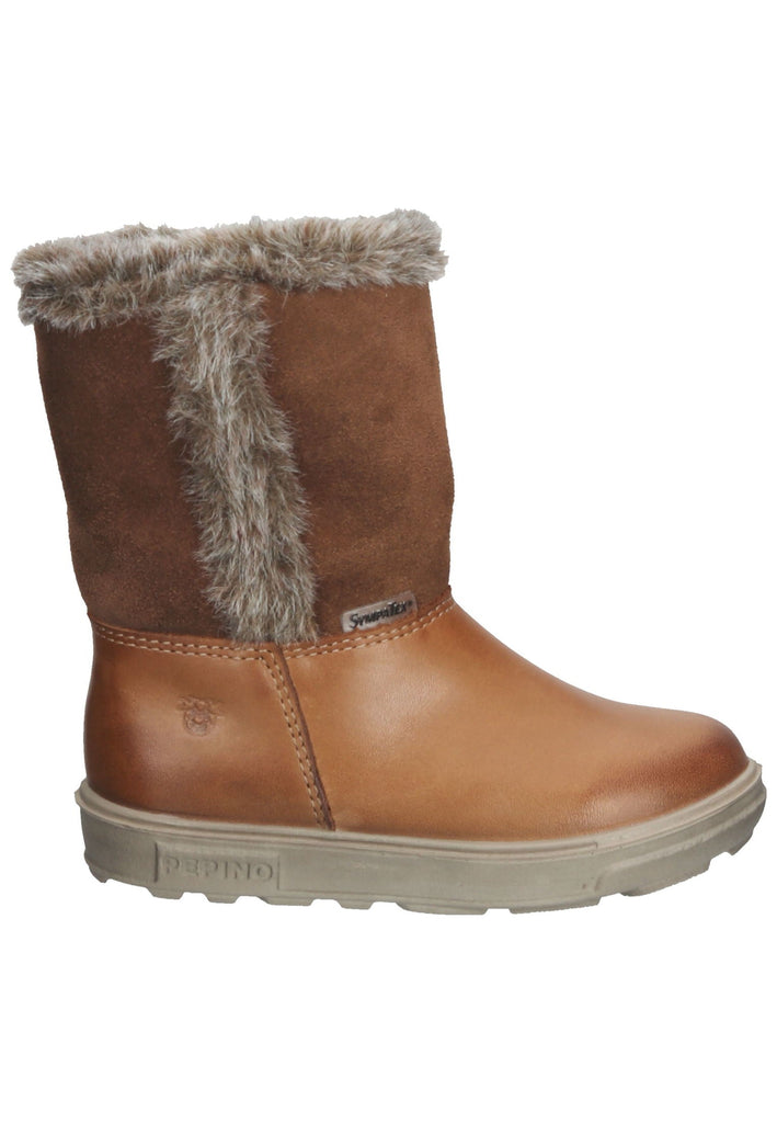 Pepino Stiefel Leder Cognac Warmfutter