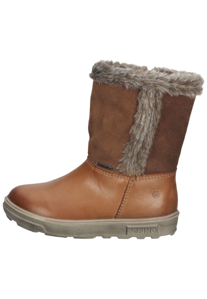 Pepino Stiefel Leder Cognac Warmfutter