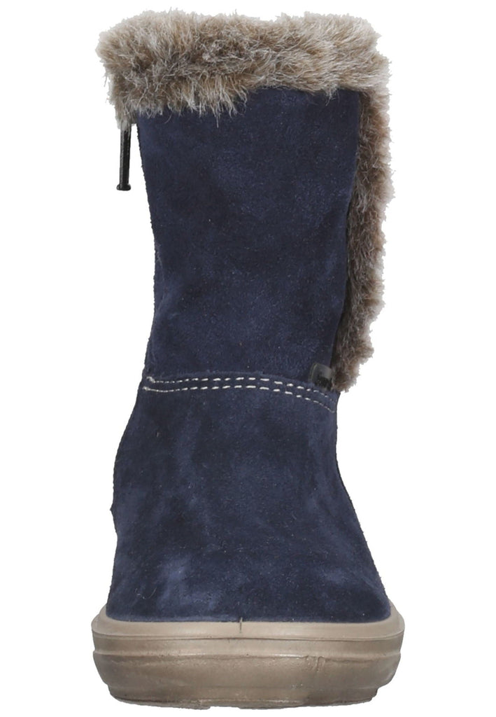 Pepino Stiefel Leder Dunkelblau Warmfutter