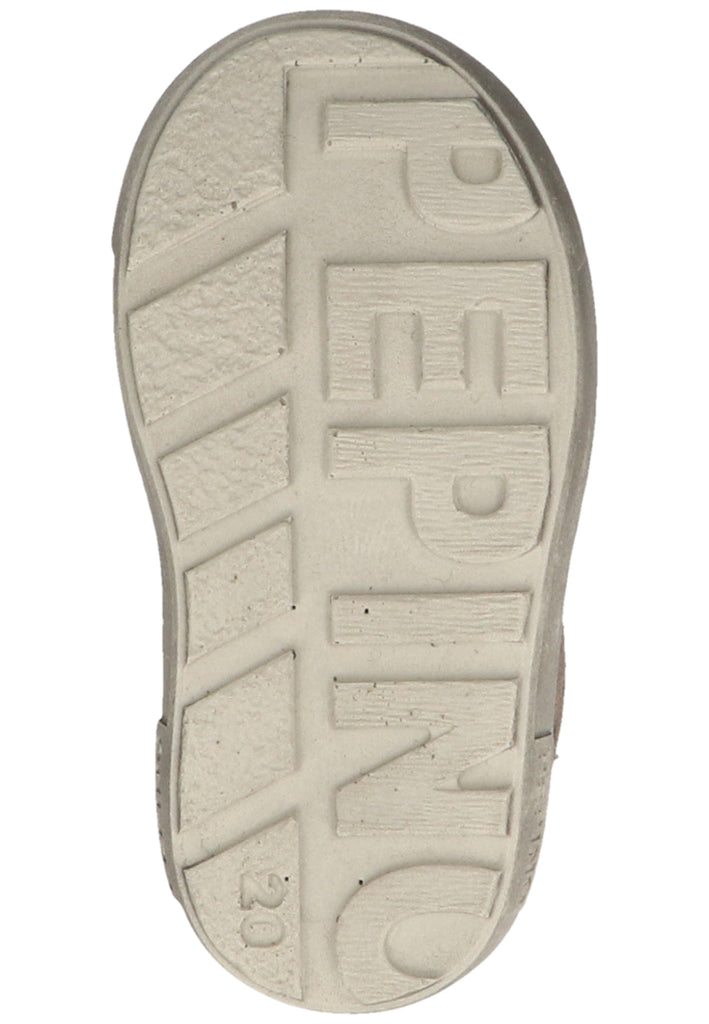 Pepino Stiefel Leder Hellgrau Warmfutter