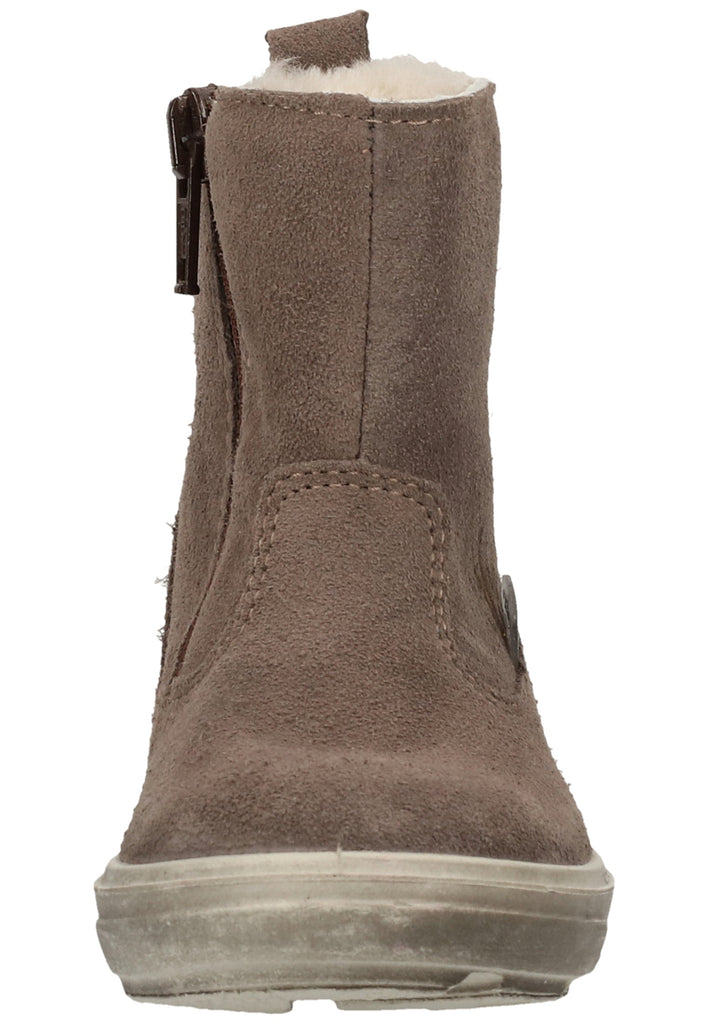 Pepino Stiefel Leder Hellgrau Warmfutter