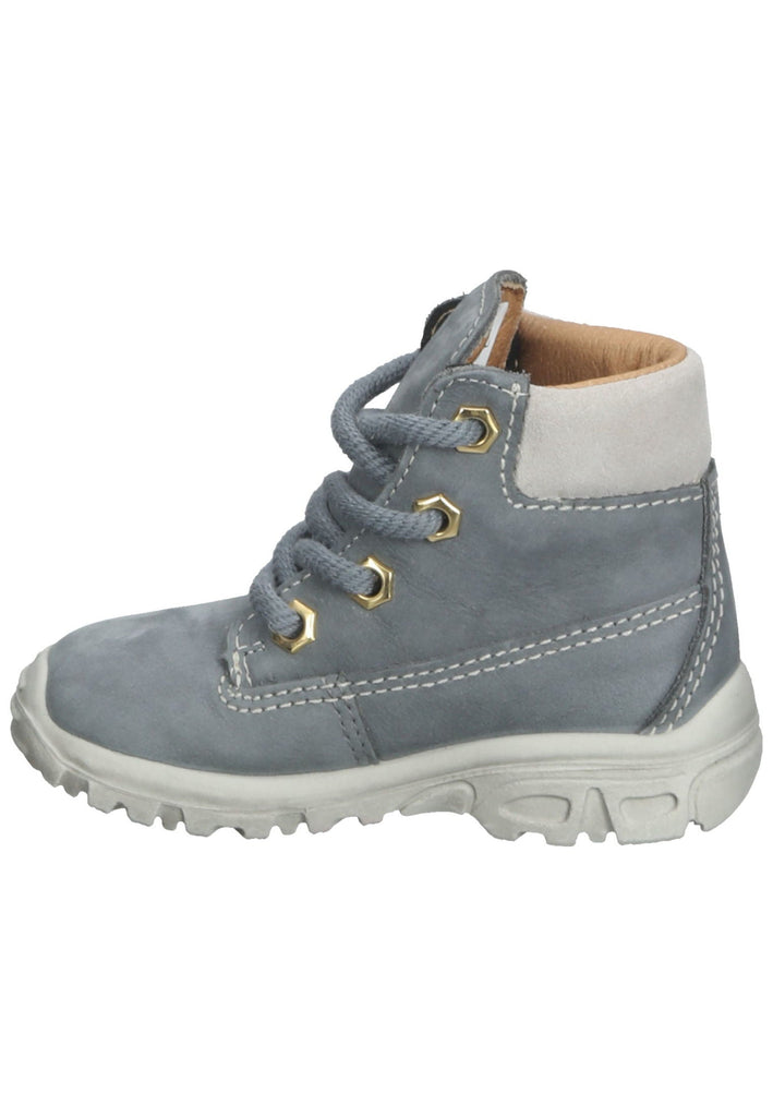 Pepino Stiefel Leder Hellgrau Warmfutter