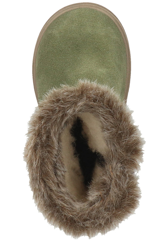 Pepino Stiefel Leder Hellgrün Warmfutter