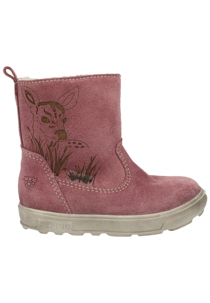 Pepino Stiefel Leder Rosa Warmfutter
