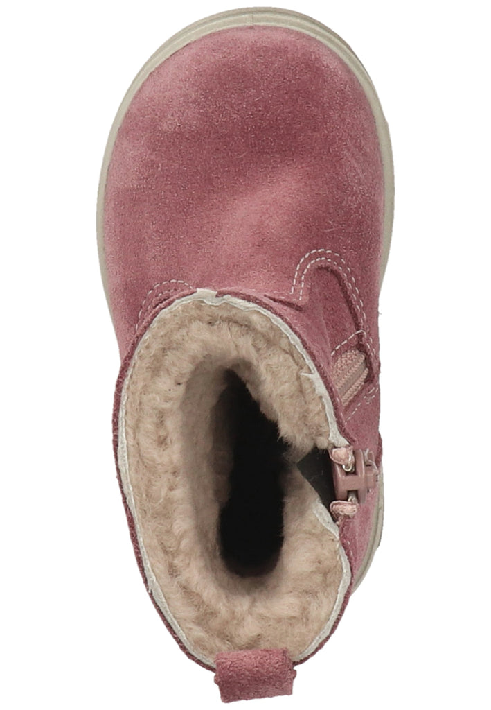 Pepino Stiefel Leder Rosa Warmfutter