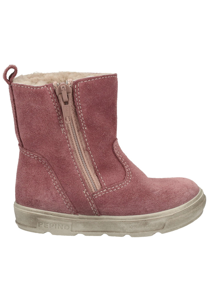 Pepino Stiefel Leder Rosa Warmfutter