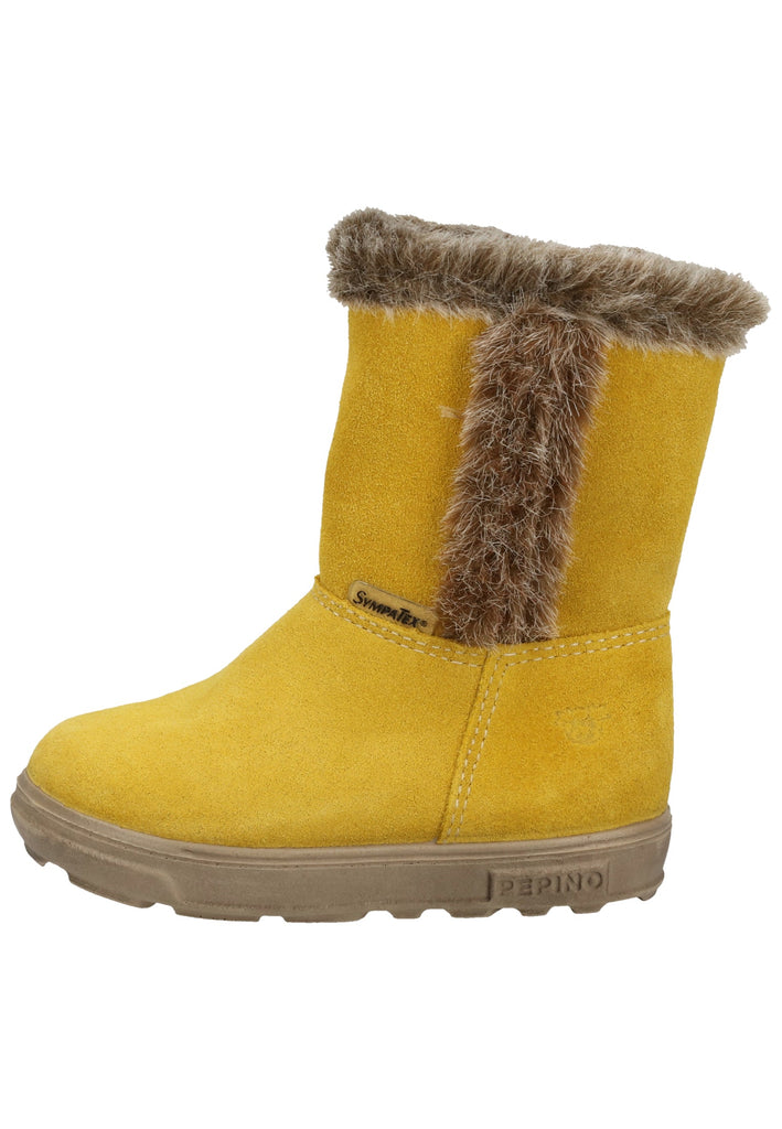 Pepino Stiefel Leder Senf Warmfutter