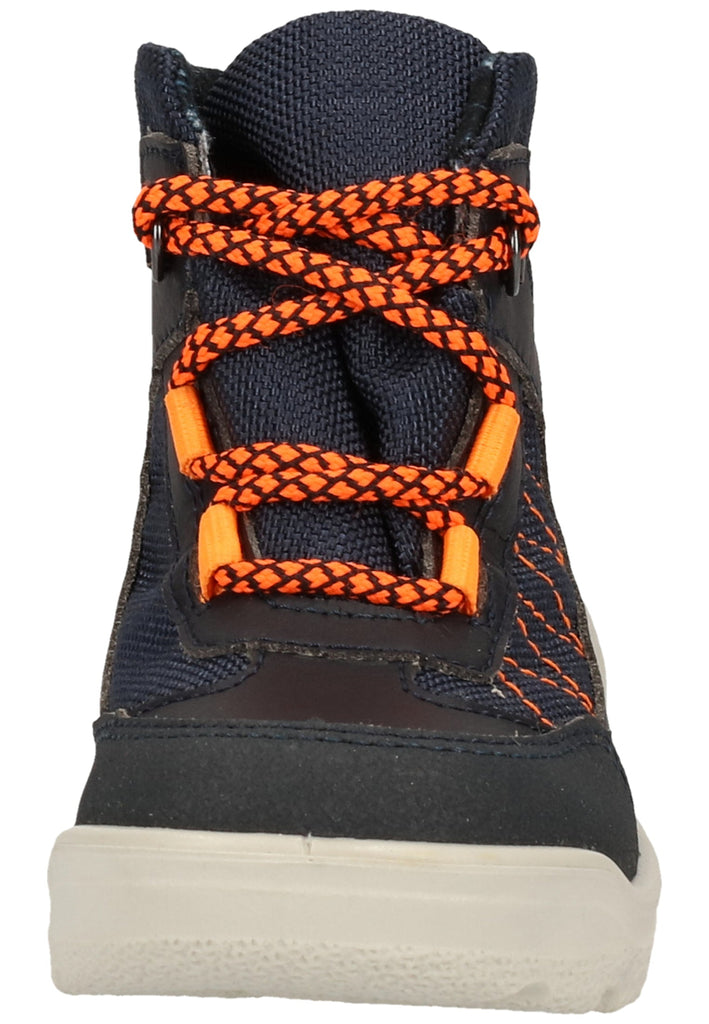 Pepino Stiefel Leder/Synthetik Blau/Orange