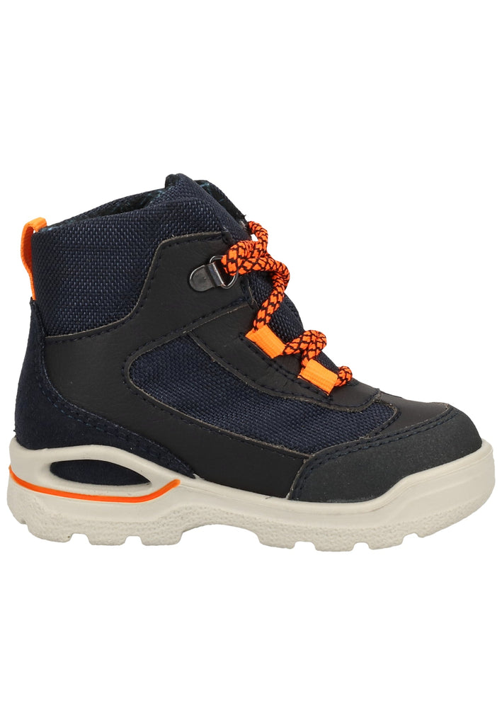 Pepino Stiefel Leder/Synthetik Blau/Orange